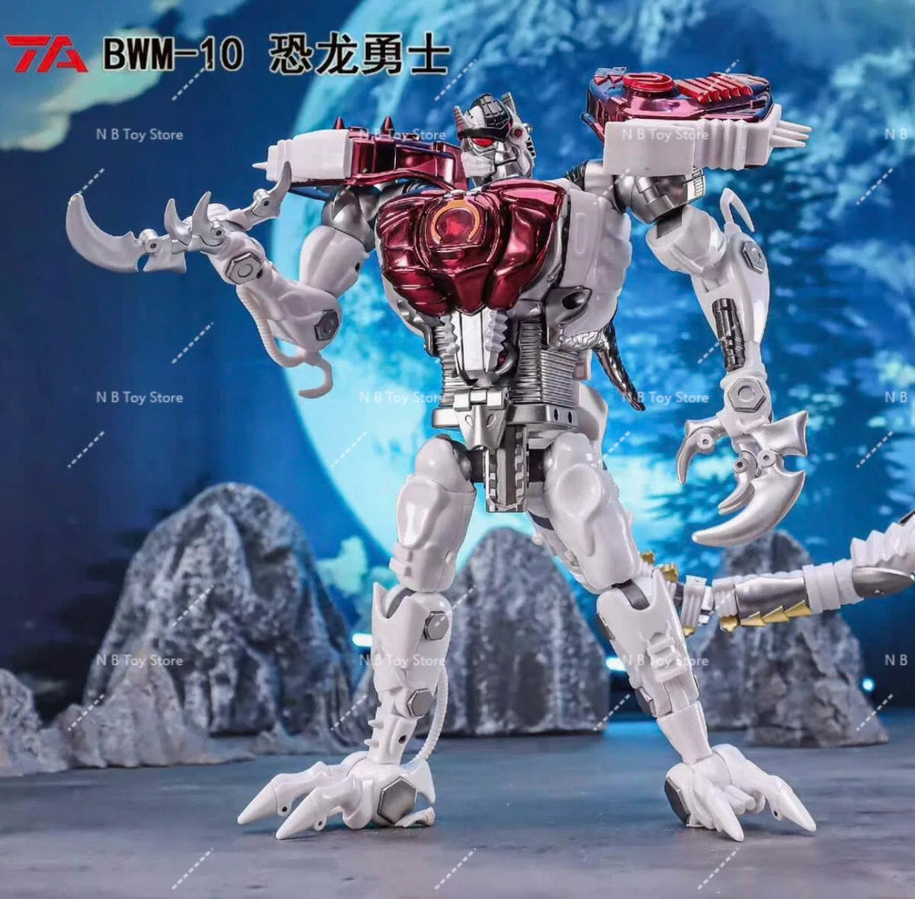 [IN STOCK 2.0] TransArt Toys TA BWM-10 BWM10 Dinobot METAL Dragon Beast Wars BW Action Figure Collect Gift
