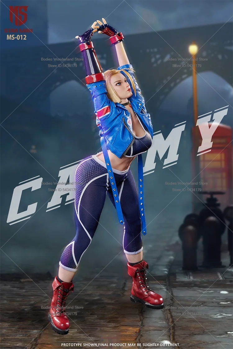 In Stock STAR MAN MS-012 1/6 Scale Female Soldier Cammy Blue Bee Agent Full Set 12inch Action Figure Doll Collection