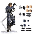 Revoltech Winter Soldier Action Figure Amazing Yamaguchi Captain America White Wolf Figures PVC Movable Collectible Model Toys