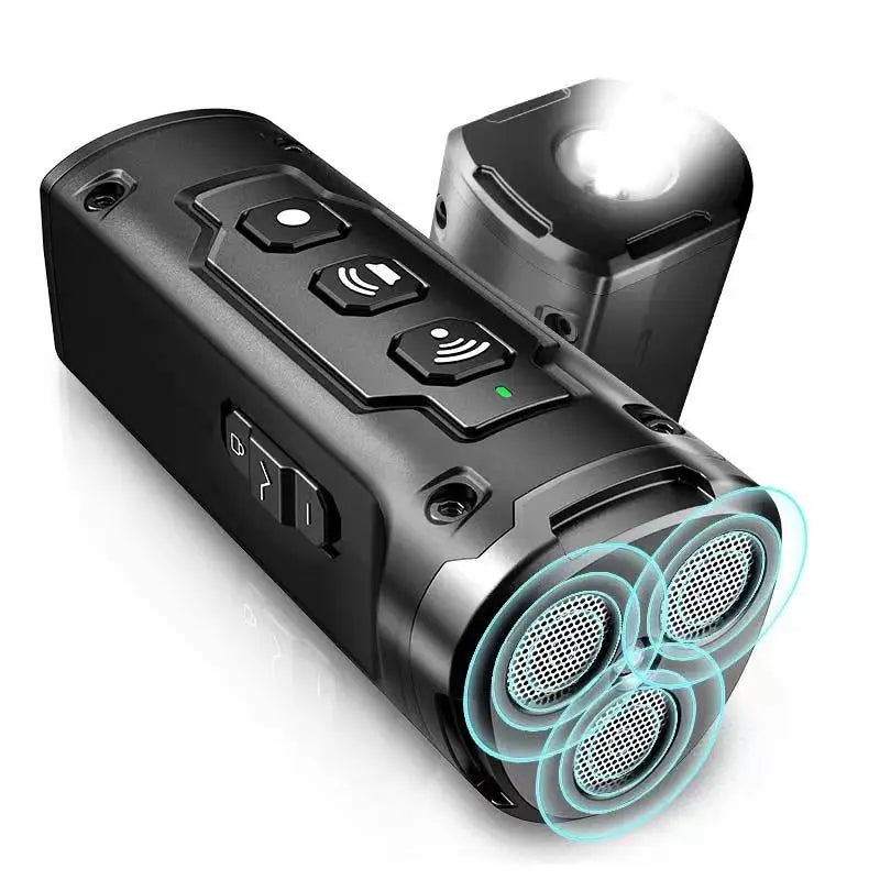 Wiederaufladbares Ultraschall-Hundetrainingsgerät mit LED-Taschenlampe zur Abwehr von Hundebellen (Neu 2023)