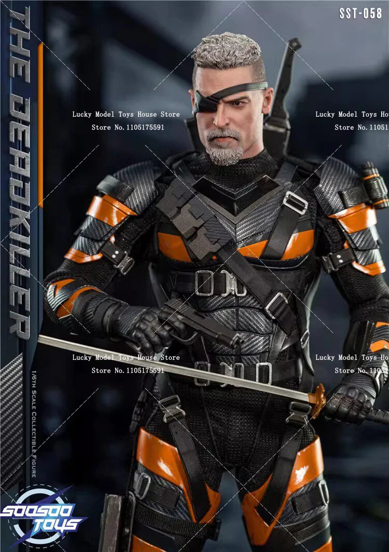 Soosootoys SST-058 1/6 The Dead Killer White Hair Man Action Figure Collection Comic Villain Hero 12inch Full Set Soldier Model