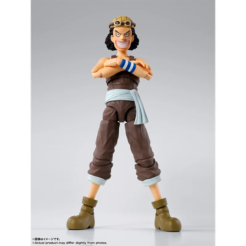 Original Bandai ONE PIECE SH Figuarts SHF Usopp Romance Dawn Anime Action Collection Figures Model Toys In Stock