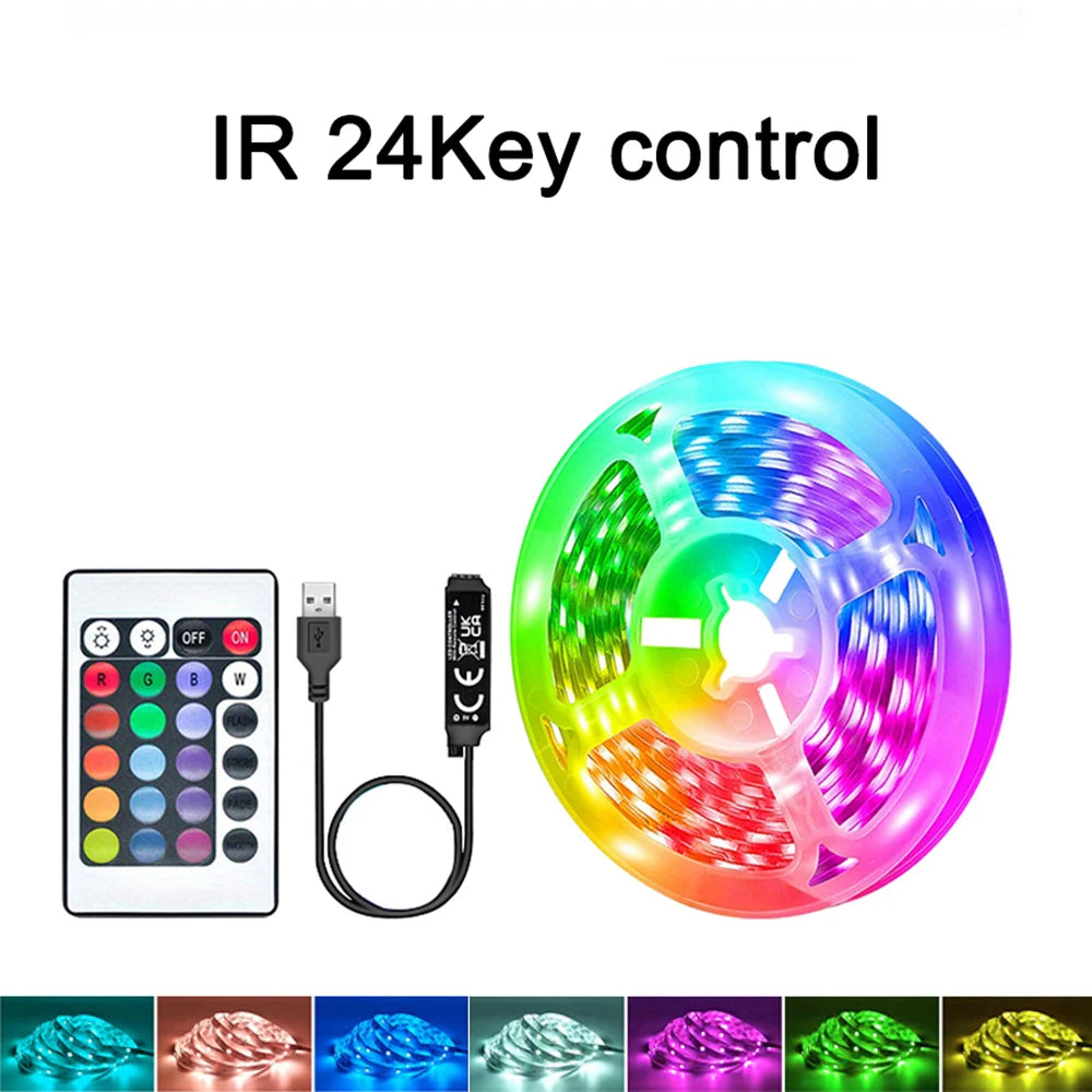 40M/131Ft LED Strip Lights APP Control Color Changing RGB Led Light Flexible Lamp Tape for Room Decoration TV Backlight Diode