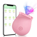 Rose-Sucking Vibrator Nippel Klitoris Stimulator Zunge Lecken Vibration Masturbation Werkzeuge Frauen Sex Spielzeug Für Erwachsene Vibrator 18