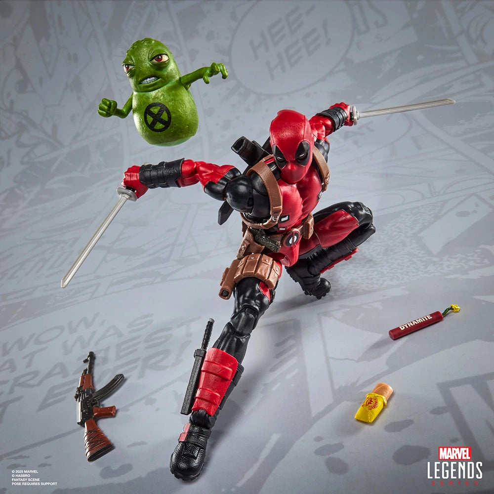 [In-Stock] Original Hasbro Marvel Legends Maximum Series Deadpool & Doop 15cm Deluxe Anime Action Figure Model Ornament Toys