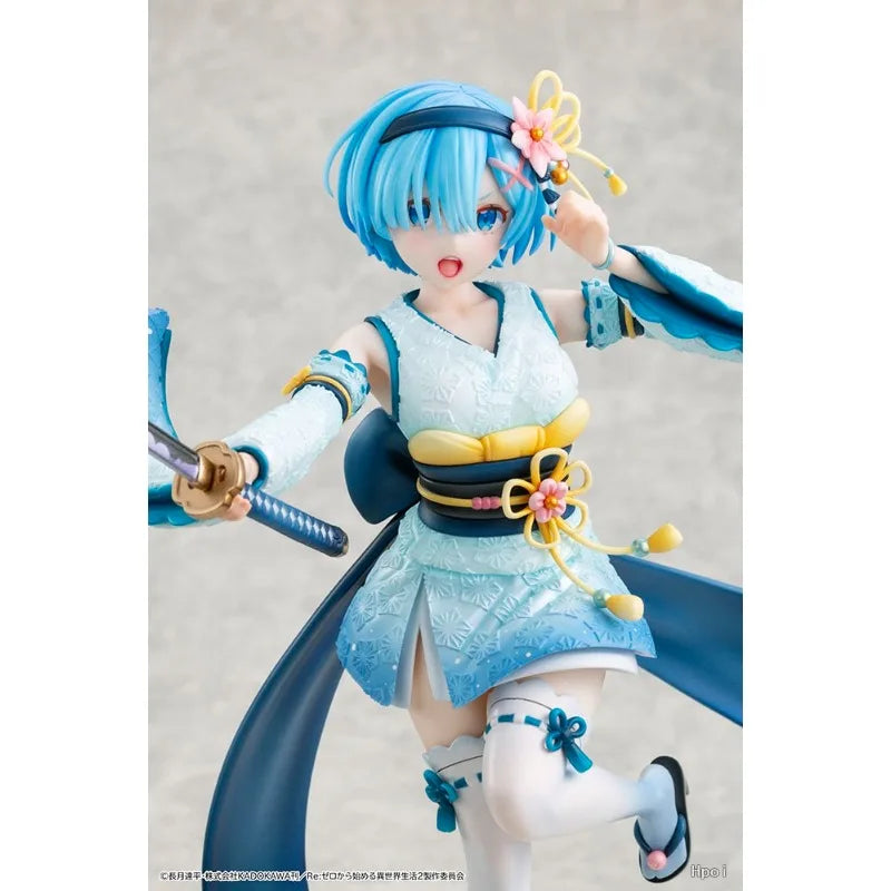 In Stock Original KADOKAWA KDcolle Re: ZERO - Starting Life in Another World REM Battle Costume Anime Figure Toy