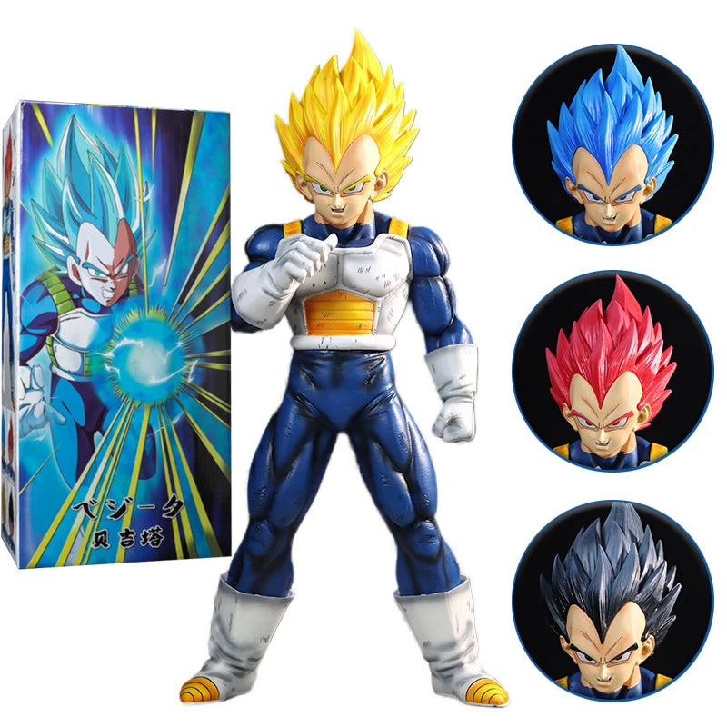 YUNQI CREATE Studio PVC GK Dragon Ball Z Son Goku Ultra Instinct Statue 50cm DBZ Anime Model Action Figure Collection Toy Figma