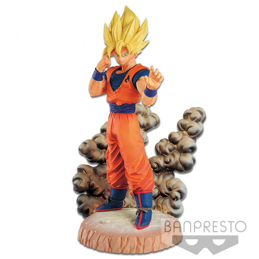 Original Bandai Banpresto Dragon Ball Super Saiyan Goku Vegeta Frieza Videl Anime Figur Action Collection Model Toys In Stock