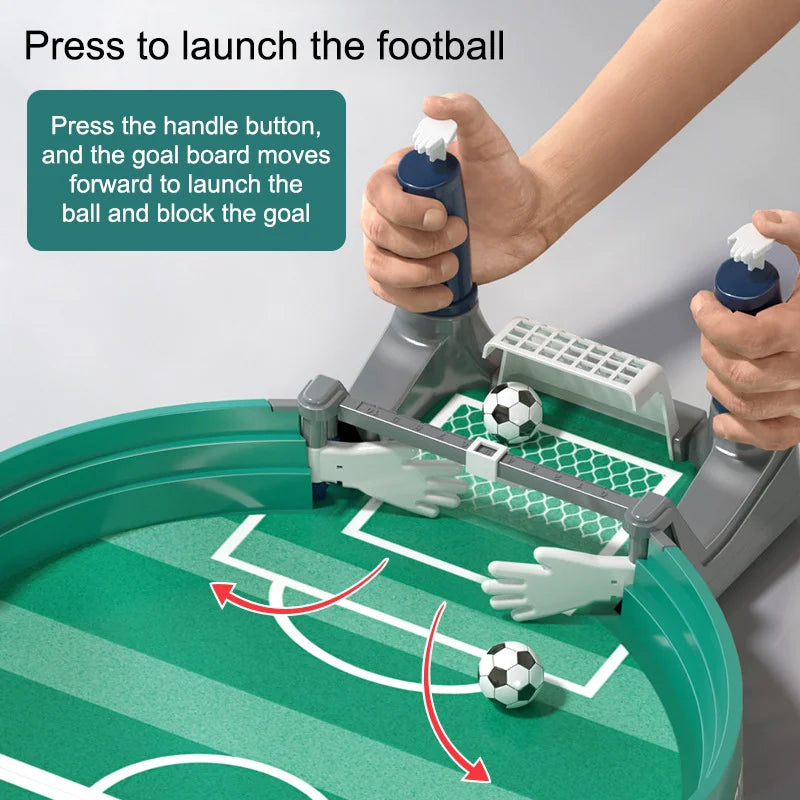 Mini Table Soccer Game Portable Desktop Football Board Game Soccer Tables Interactive Family Kids Sports Toy for Friends Party