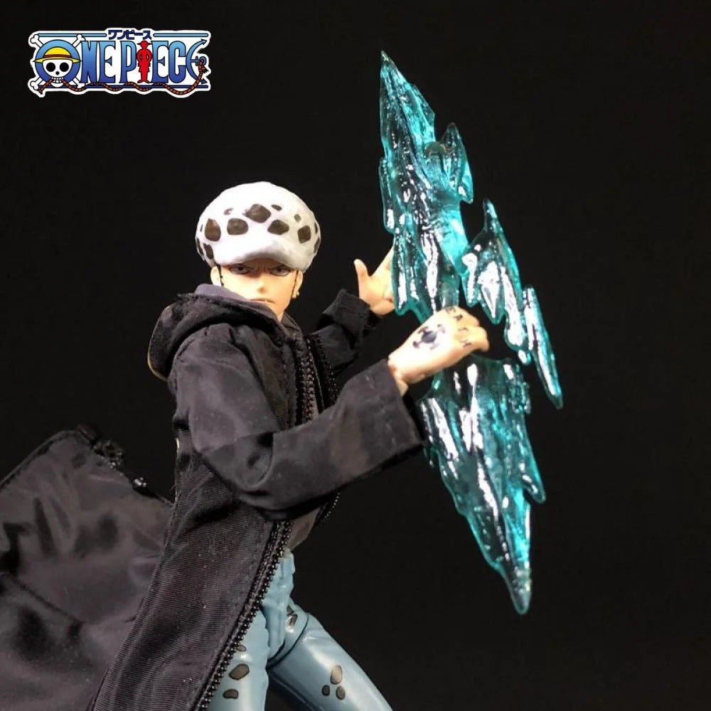 One Piece Anime Trafalgar D Water Law Shf Neues Handheld-Zubehör Gamma Knife Handmade ist für bewegliches humanoides Spielzeug im Maßstab 1/12