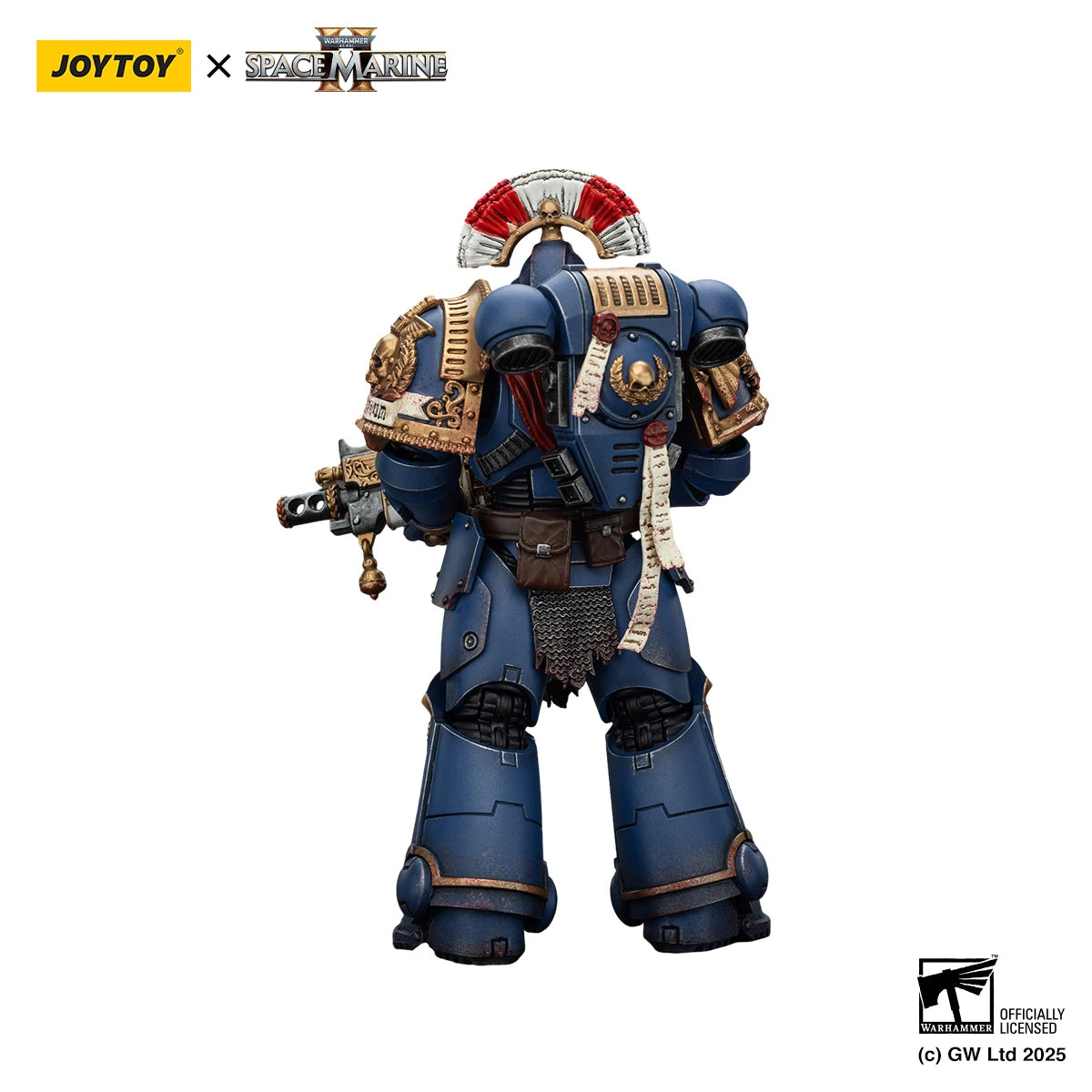 JOYTOY Warhammer 40K 1/18 Action Figure Ultramarines Relic Secundus Armour with Artificer bolt Anime figures Toys