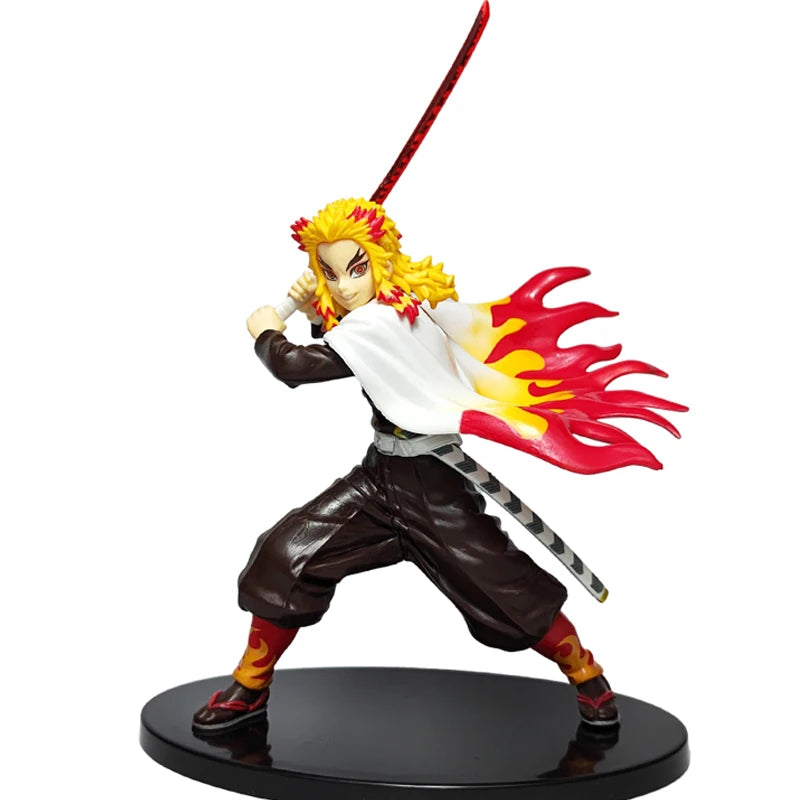 Neue Anime-Figur von Demon Slayer: Tanjirou Agatsuma Zenitsu Kyoujurou, Anime-Modell, Actionfigur, PVC-Sammlung, Spielzeug für Kinder, Geschenk