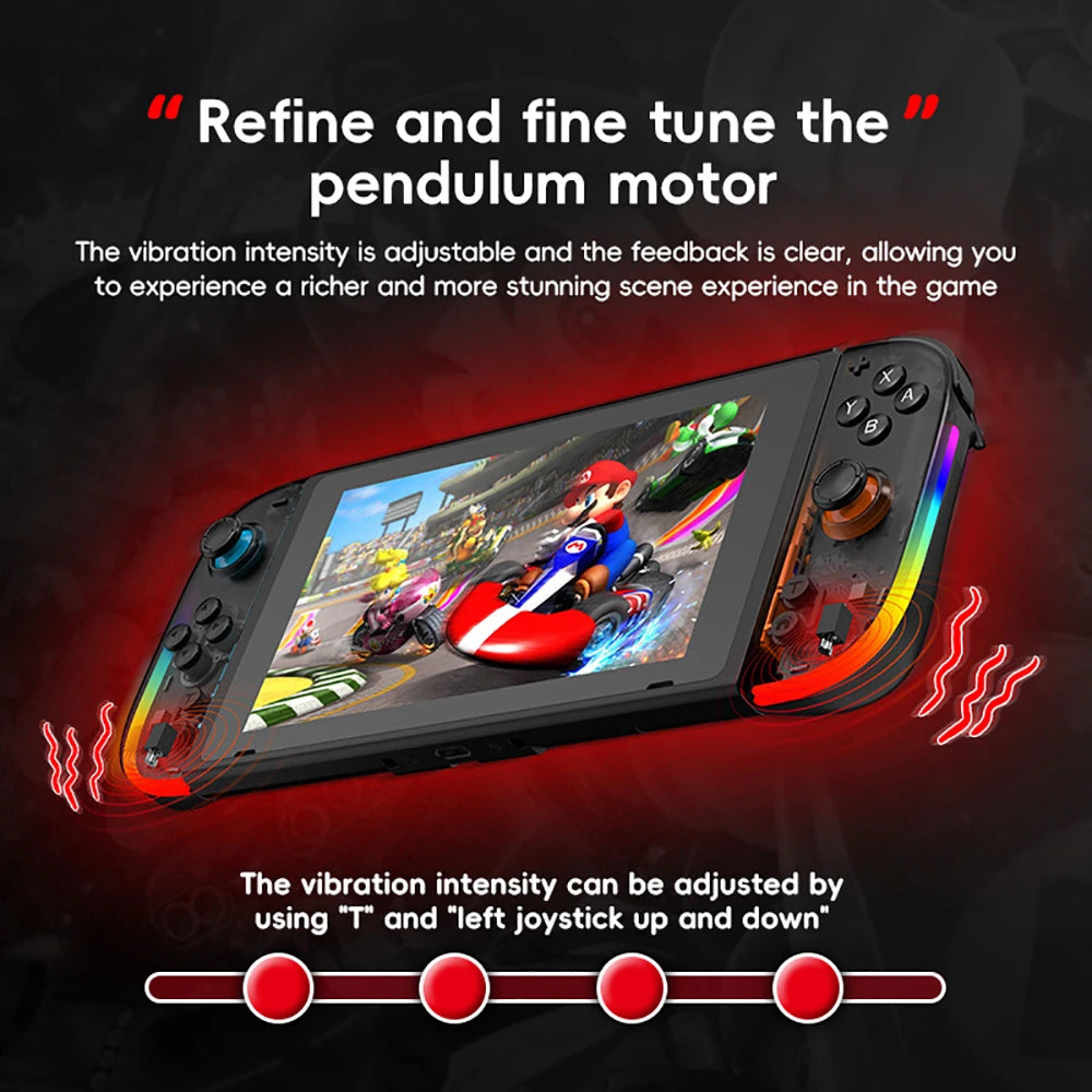 JOY 05 Wireless Bluetooth Game Joystick For Nintendo Switch L/R RGB Lights Controller Wake Up Montion Sensing Gamepad Joycon