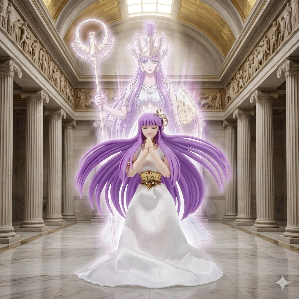 【In Stock】 Saint Seiya MST Athena Saori Kido God Cloth Myth Cloth EX Metal Armor Diecast Action Figure Collection Toy Gift