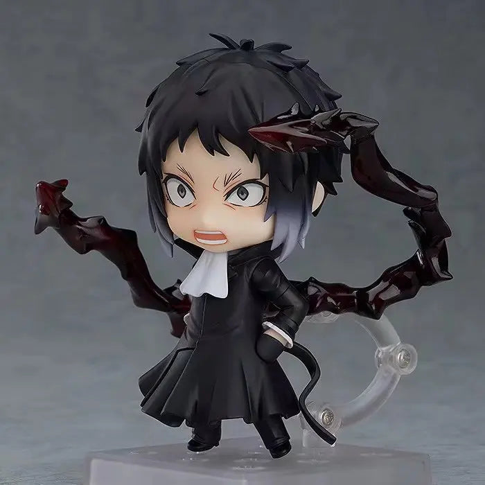 10cm Bungo Stray Dogs Q Edition Osamu Dazai Nakahara Chuuya Anime Figure Pvc Action Figurine Statue Model Collection Toys Gifts