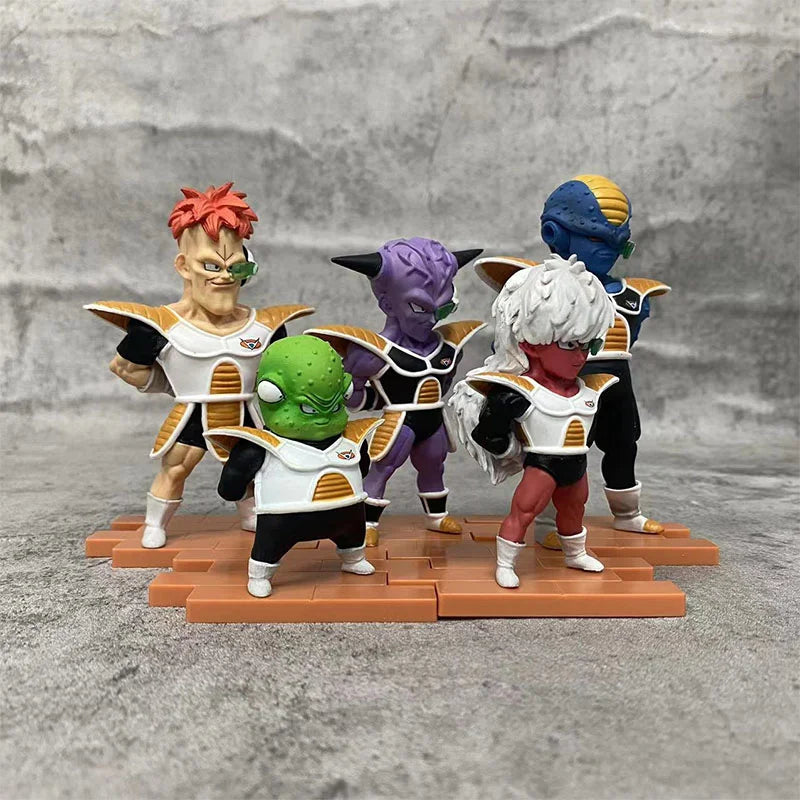Anime Dragon Ball Z Figure Ginyu Force Figures Ginyu Recoom Jeice Burter Guldo Gk Action Figurine Pvc Models Statue Kid Toy Gift