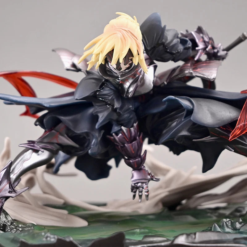 New Original Fatenight Fate Night Black Stubby Saber Gk Fighter Hand-Held Quadratic Element Anime Statue Decoration Model Gift