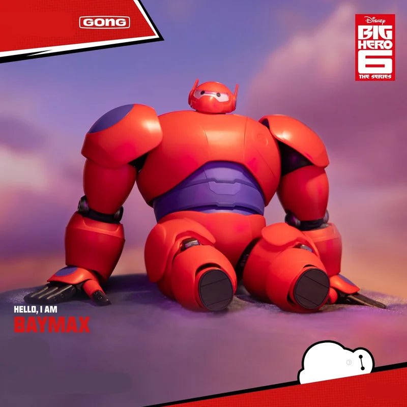 Brand New Genuine GONG Big Hero 6 BAYMAX Series Assembled Model BAYMAX 18cm Assembled Action Figure Boy'S Gift