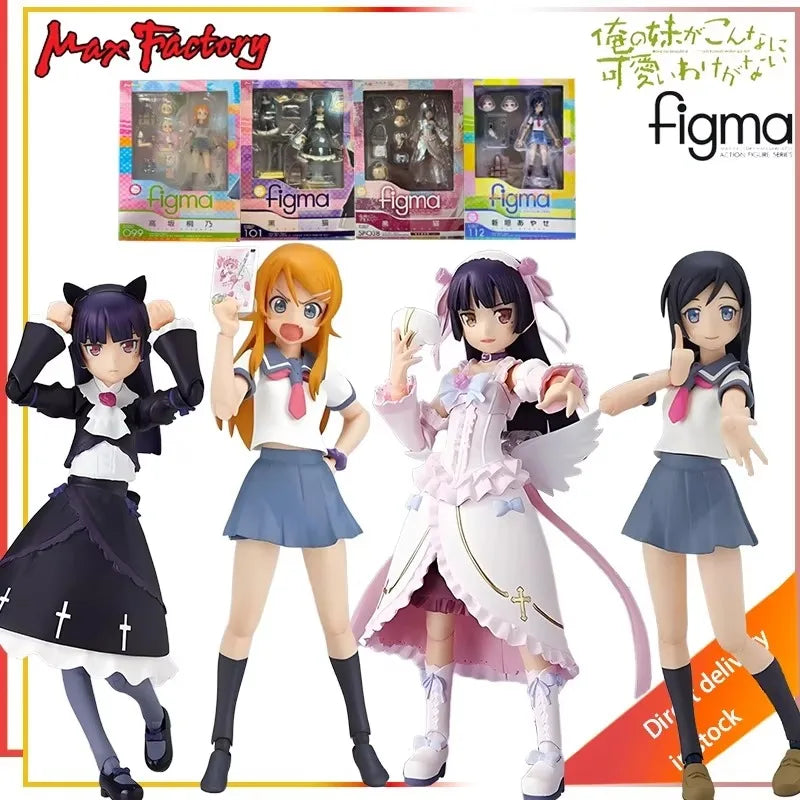 Max Factory Figma Oreimo Kousaka Kirino & Gokou Ruri Articulated Anime Collectible Figure