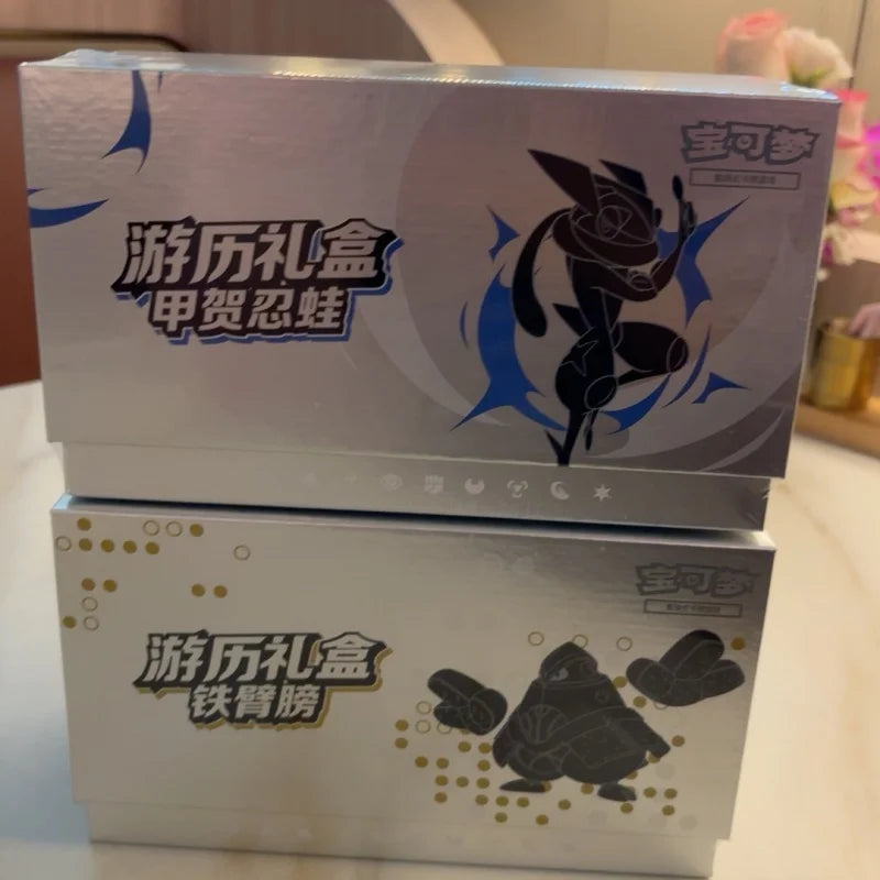 Hot Ptcg Chinese PokéMon Journey Gift Box Trading Card Game Collectible Peripherals Charizard Mewtwo Simplified Christmas Gift