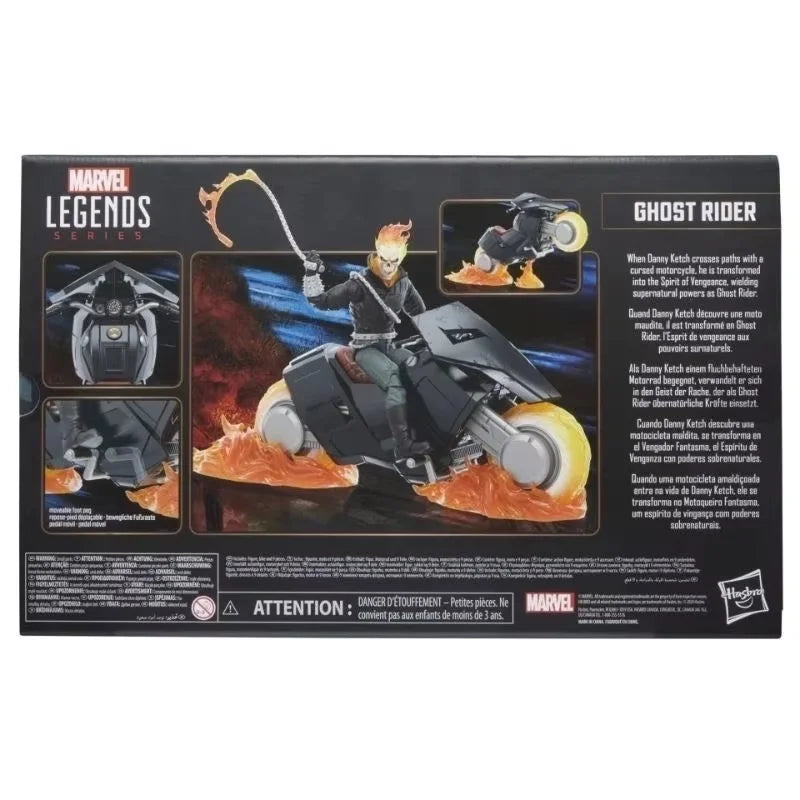 2025 New Ghost Rider And Motorcycle Battle Car 85th Anniversary Series 6-Inch Marvel Legends Action Figure Model Toys Boys Gifts