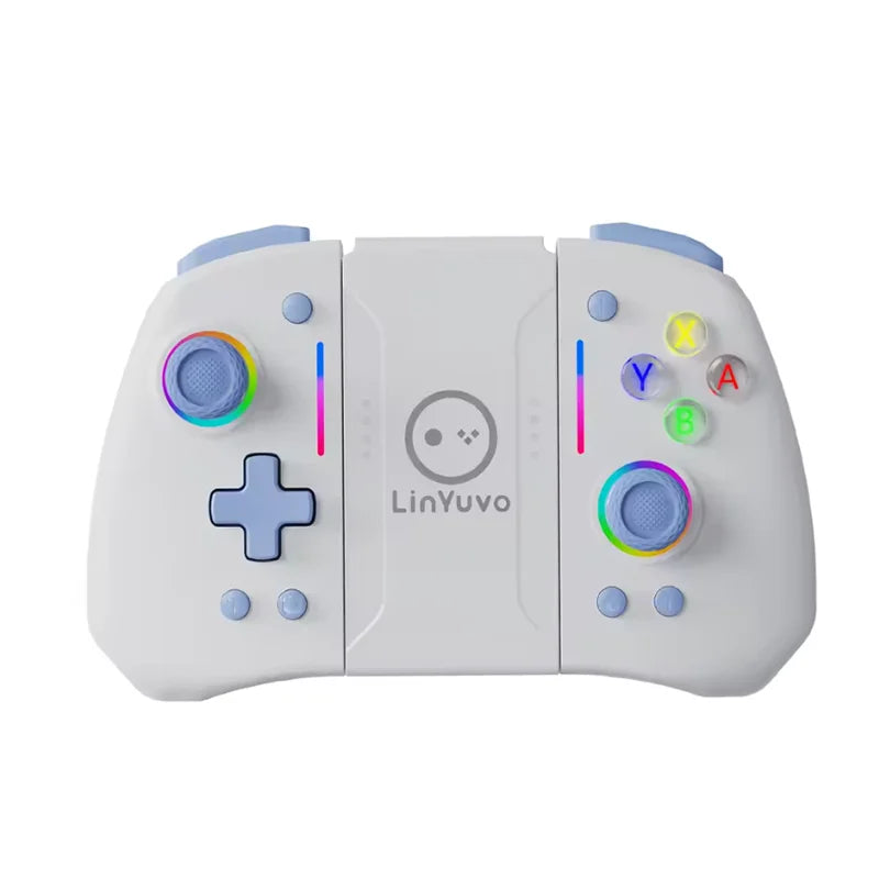 LinYuvo KS42 joycon For Nintendo Switch With Hall Effect Joypad Wireless Controller Six-axis Compatible/Macros/Turbo/RGB Light