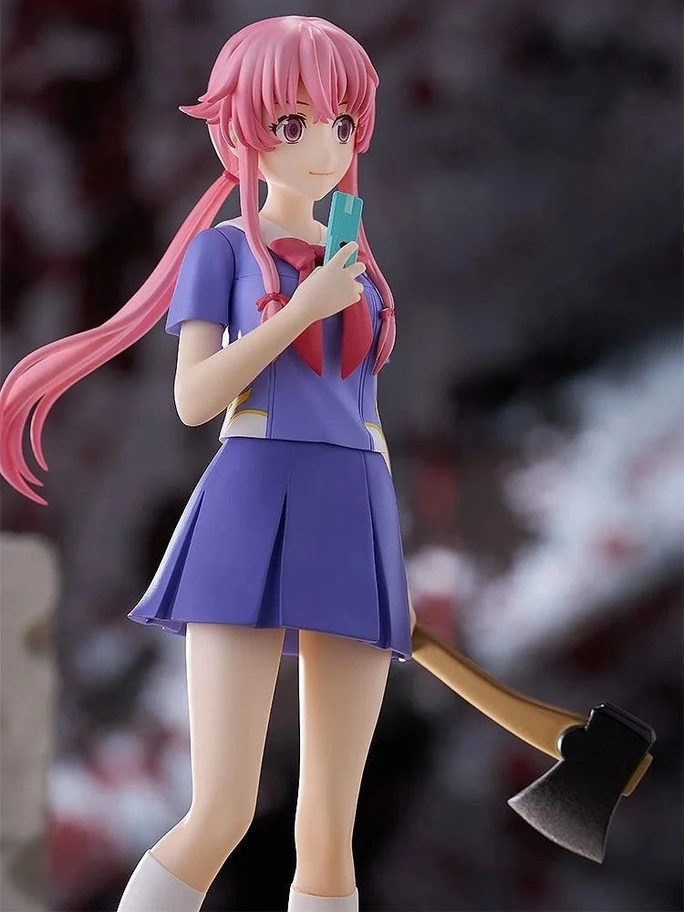 Original Gsc Pop Up Parade 17cm Mirai Nikki Gasai Yuno Ordinary Version Special Version Anime Figure Desktop Toy Model
