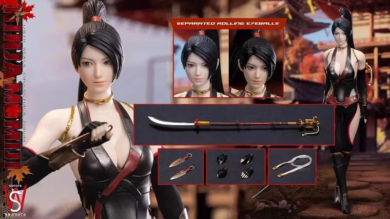 SWTOYS FS076 1/6 Women Soldier Classic Female Warrior Momiji Full Set 12Inch Action Figure Model Collectible Dolls