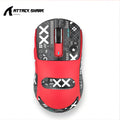 Atack Shark X3 PAW3395 Мишка Лека безжична геймърска мишка, трирежимна мишка, 26K DPI PAW3395, компютър/лаптоп/Win/Mac