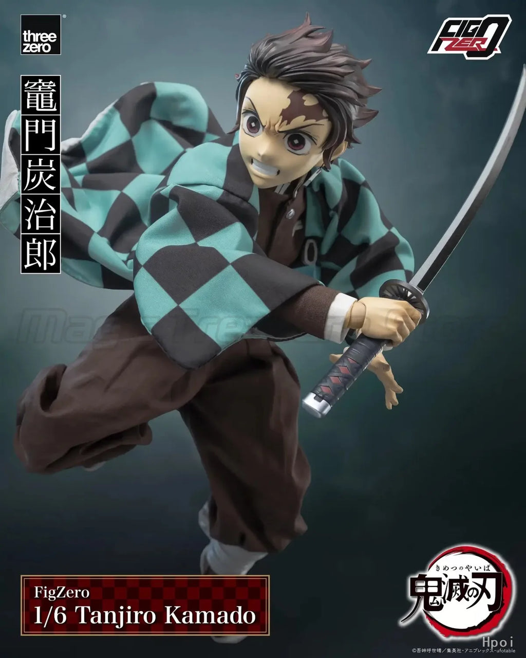【MT】Original Threezero FigZero Blade of Demon Destruction Kamado Tanjirou 1/6 Action Figure Model Collection