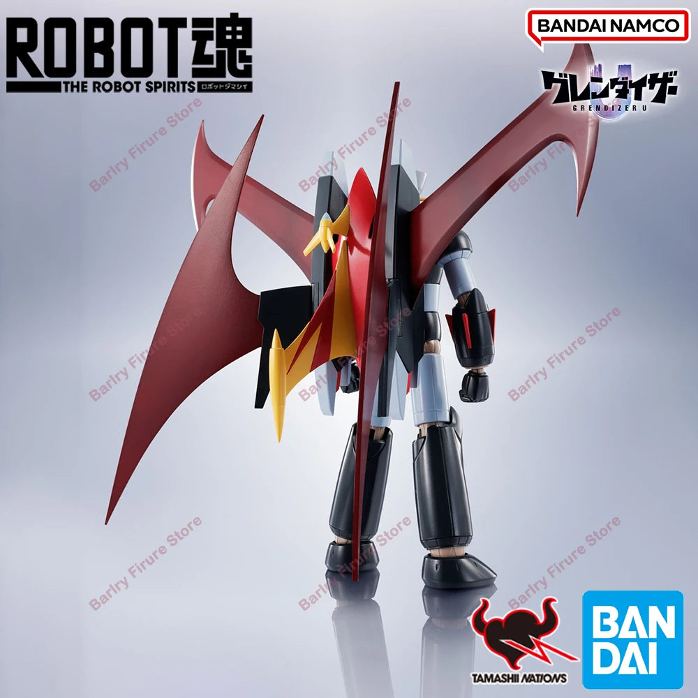 Original Genuine Boxed Model BANDAI THE ROBOT SPIRITS Grendizer U 15cm Mazinger X & Jet Scrander Anime Figure Action Figure Toys