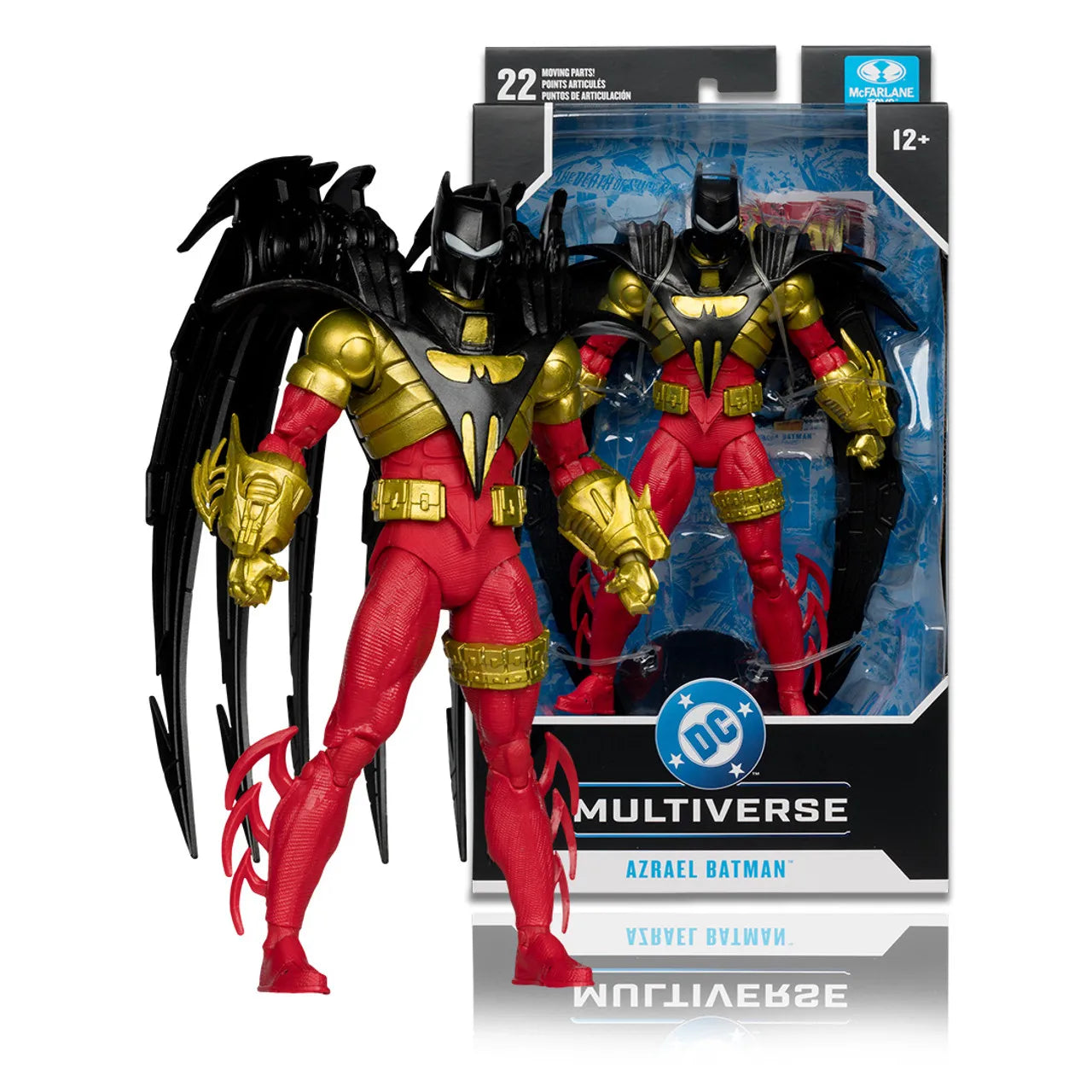 McFarlane Toys Azrael Batman Knightquest/Batwing/Green Yellow Batman/Batman Troika 7" Action Figures DC Multiverse Model