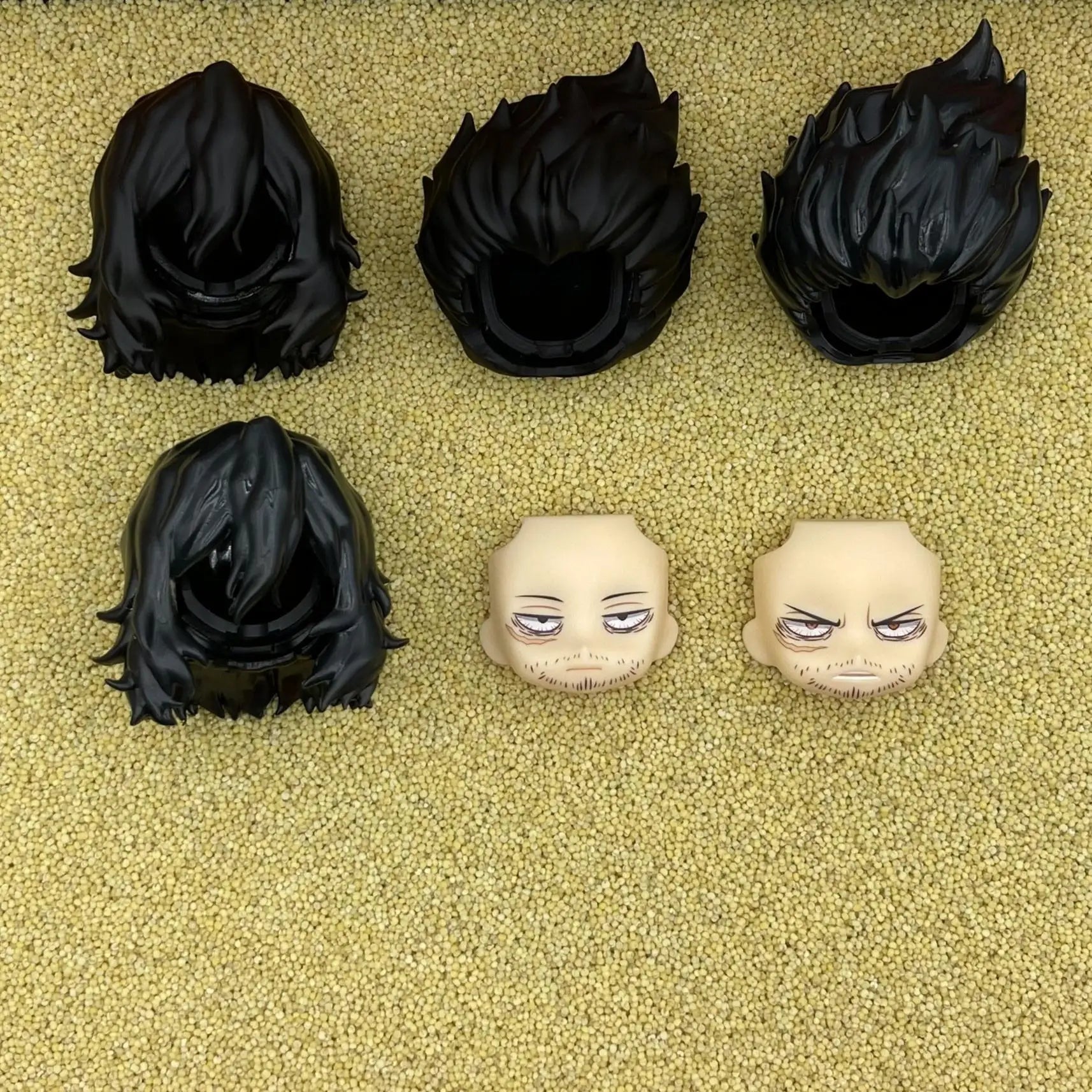 xiongmaohuoguo GSC Clay Man Face doll face hair doll accessories
