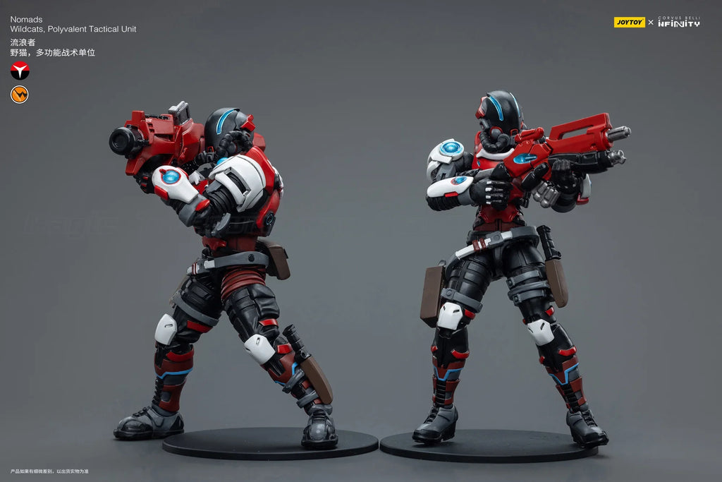 【In Stock】JOYTOY Infinity Nomads Wildcats, Polyvalent Tactical Unit #1Man #2 Woman  1/18 Action