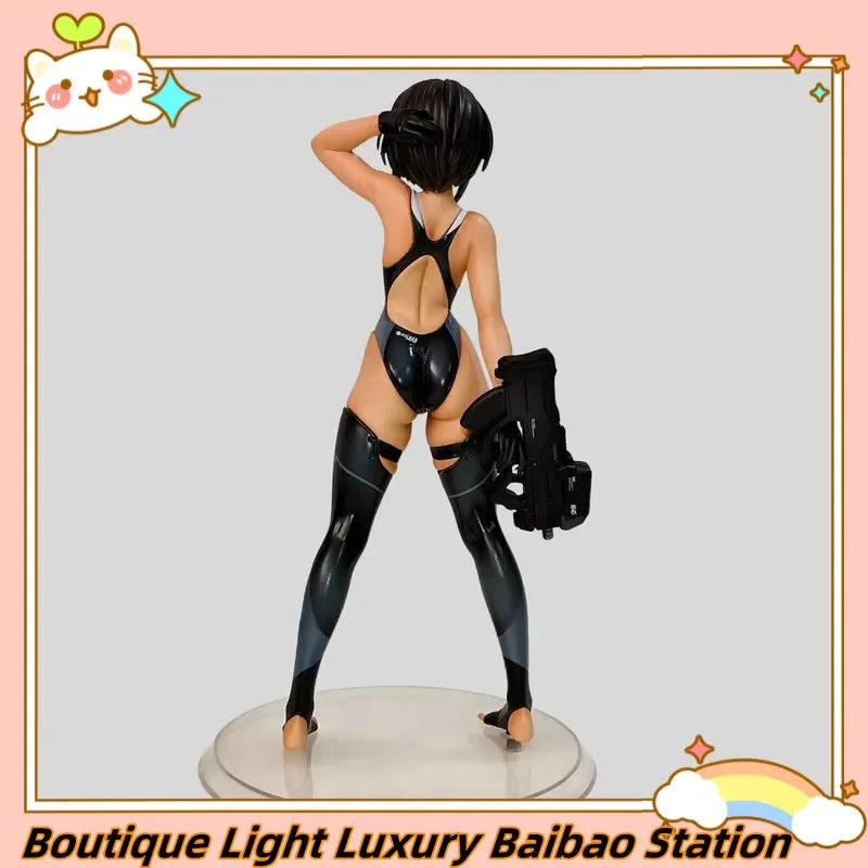 Anime Swimming Club Captain 22cm Water Gun Pvc Action Figure 1/7 Scale Desktop Decoration Collectible Ornament For Gifts