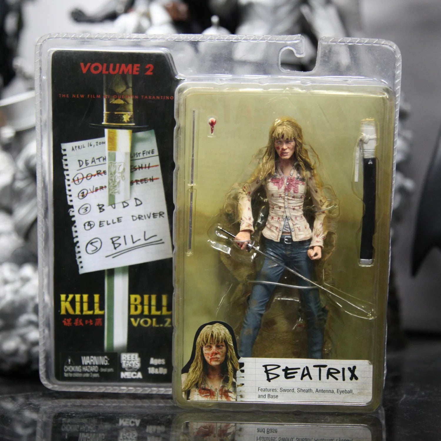Neca Kill Bill Female Lead Uma Thurman Battle Damage New Movable Doll Action Figure Model Toy Collection Ornament Gifts