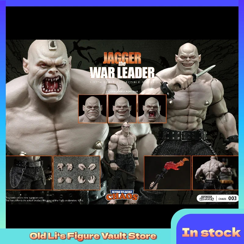 In Stock CHAOS CHAOS-003 Jihad Leader Gargel 1/12 6-inch Commoner Mutant Leader Movable Figure Collectible Toy