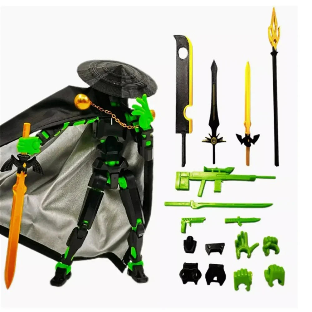 Death/Swordsman/Wukong Movable Lucky 13 Action Figure Titan 13 Action Figures T13 Multi-Jointed Nova 13 Action Figure Dummy