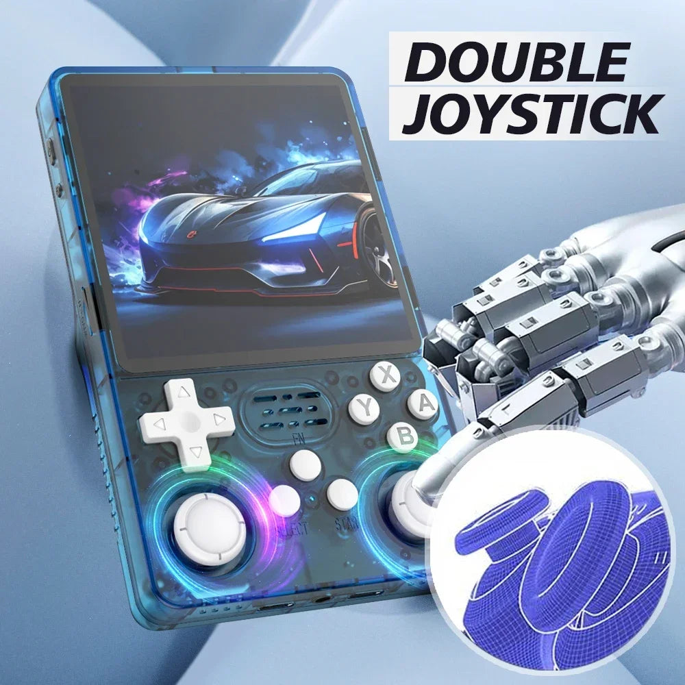 R36 Plus Retro Handheld Game Console Linux 64-bit System 4" IPS Screen RK3326