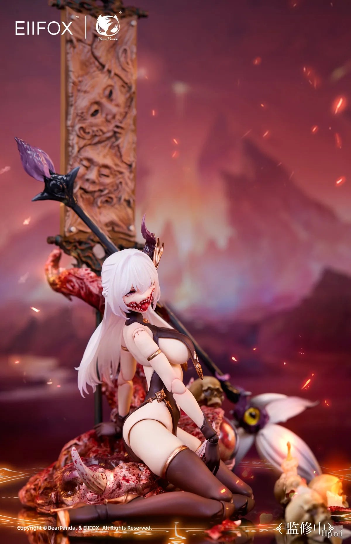 -In Stock Original BearPanda The First Episode of The Chinese Gods and Ghosts Series Painted Skin1/12Anime Movable Statue