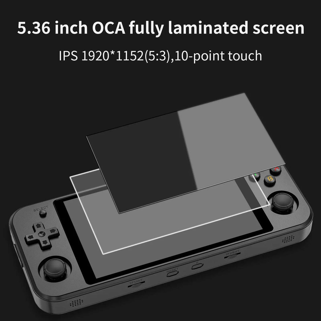 ANBERNIC RG552  Handheld Game Console 5.36‘’ IPS Screen Android Linux Dual Systems Retro Video Game Player Built in 4000+ Games