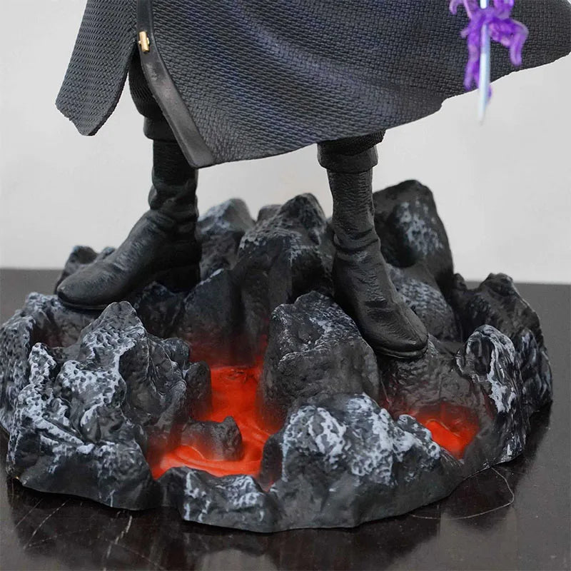 50 cm Anime One Piece Tragemesser Roronoa Zoro 5 Austauschbare Köpfe Statue Modell Figur Sammlerstück Ornament Spielzeug Geschenk