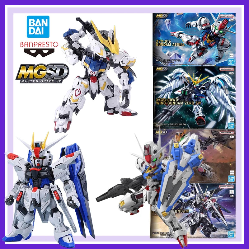 Brand New Authentic and Unsealed Bandai Banpresto Xvx 016 Gundam Aerial Xxxg 00W0 Wing Gundam Zero Ew Asw G 08 Gundam Barbatos