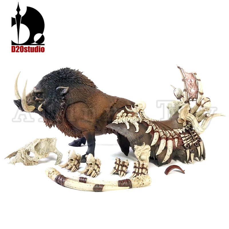 D20studio 1/12 Action Figure Giant Wild Boar Bonestabber Anime Model