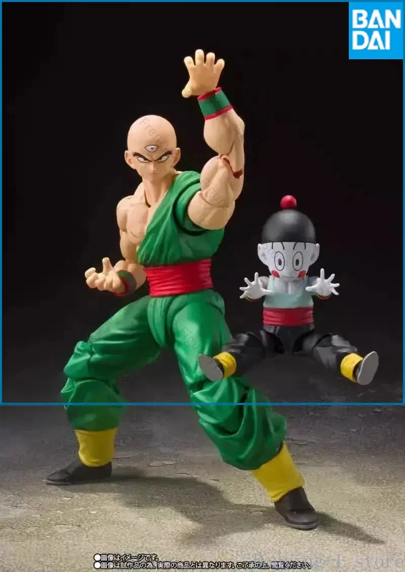 Spot SaleIn Stock Original Bandai Shf  Pvc Figuarts Tenshinhan Chaoz Action Figures Giftin Stock