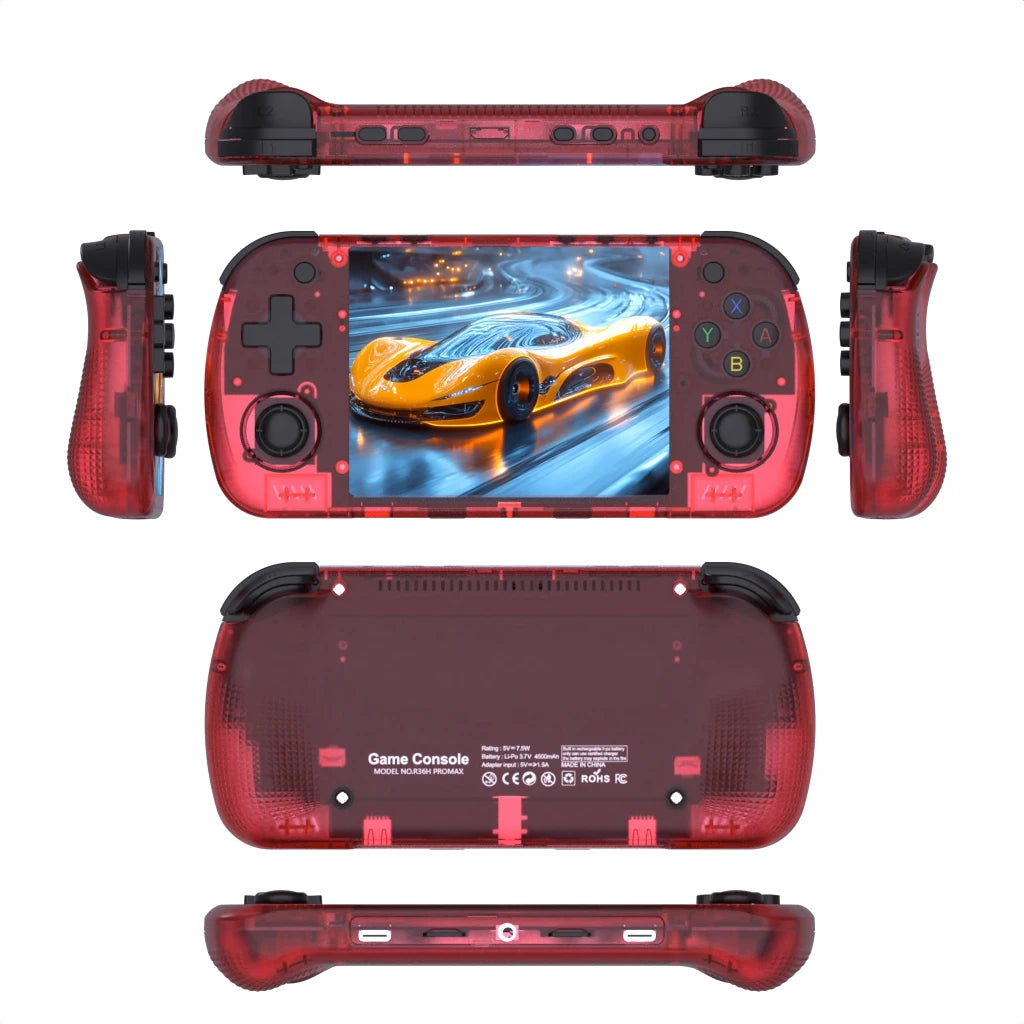 BOYHOM R36H PRO/R36HPROMAX Retro Handheld Console Linux+ARKOS Open Source WIFI 4.2 Inch IPS 64GB Portable Game Player