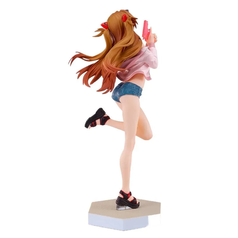 In Stock Genuine Good Smile Company Evangelion Shin Gekijouban Souryuu Asuka Langley Beach Queens Pop Up Parade L Model Toys