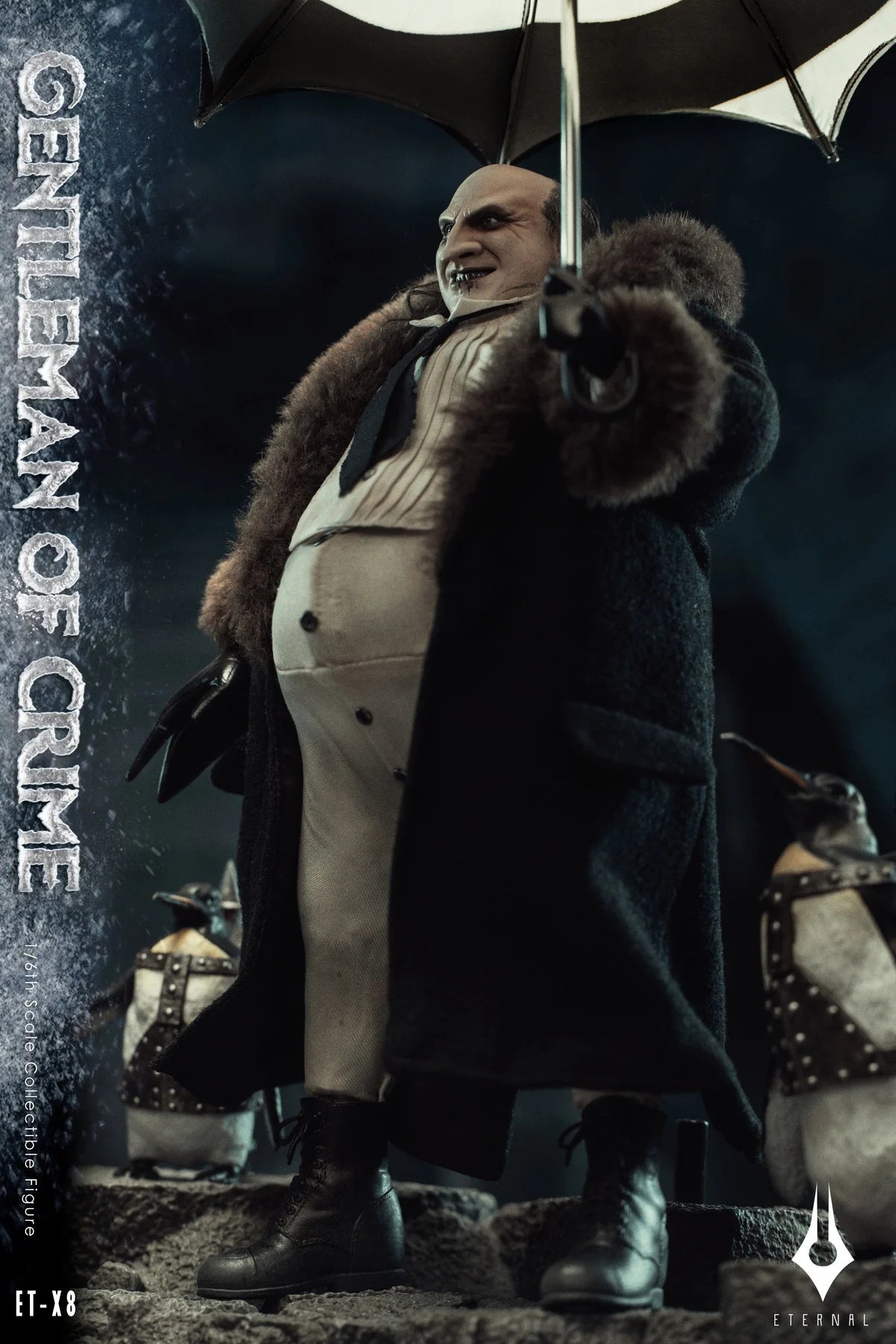 Brand New ETX8 1/6 Collectible Toys The Penguin Gotham Gentleman Villain Criminal Full Set 12inch Action Figure Model Toy