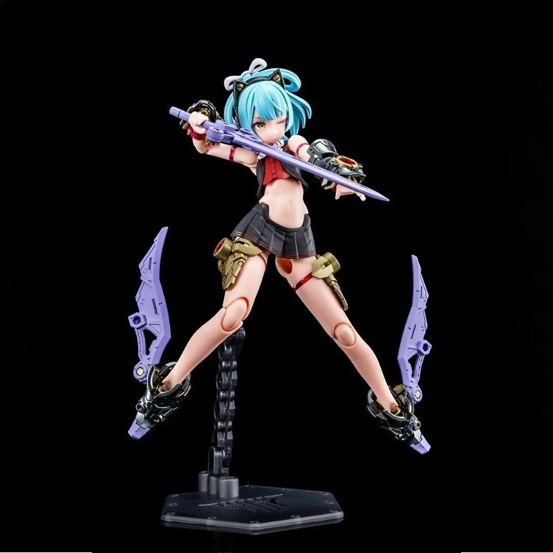 Kotobukiya Original MEGAMI DEVICE Series《Knight：Jet-Black Claw》Action Figure Assembly Model Toys Collectible Model Ornaments