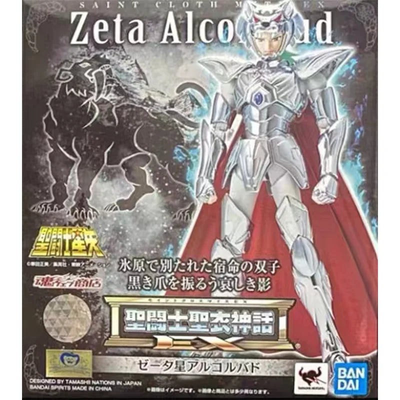 Original Genuine Saint Cloth Myth EX God Warrior Mizar Syd Bud Bandai Anime Model Toys Action Figure Gifts Collectible Ornaments